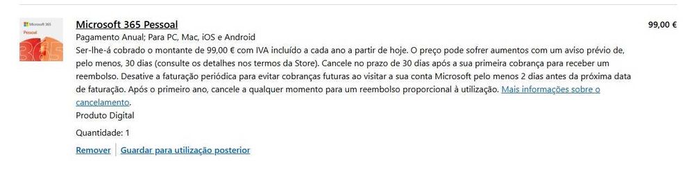 Microsoft 365 Pessoal - Original