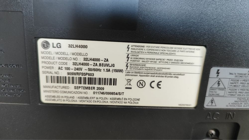 3 telewizory 2xLG 1xsamsung