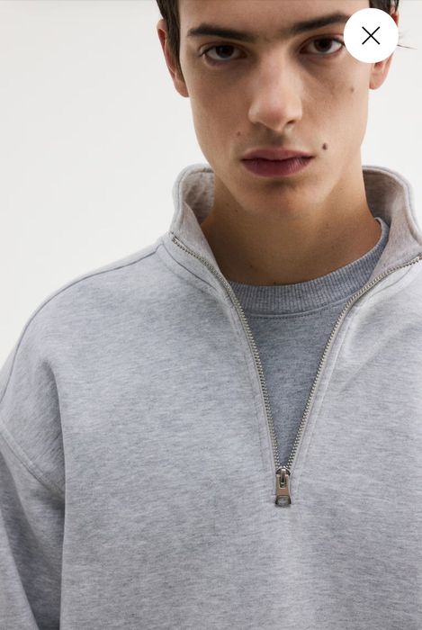 Новий чоловічий светр світшот зіп замок h&m