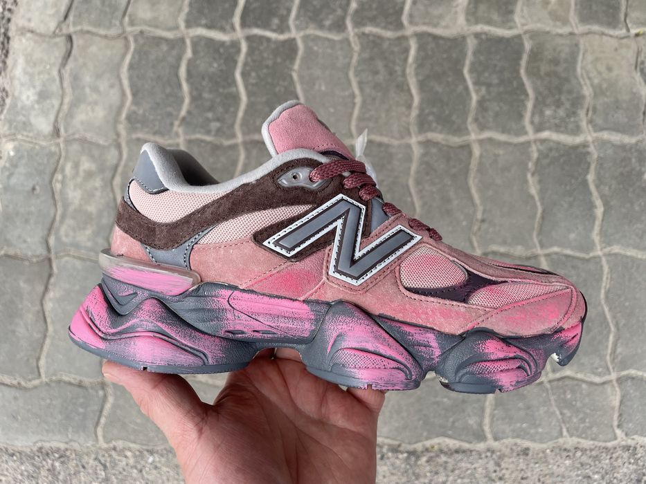 Кросівки жіночі New balance 9060  Pink Custom Overdye.