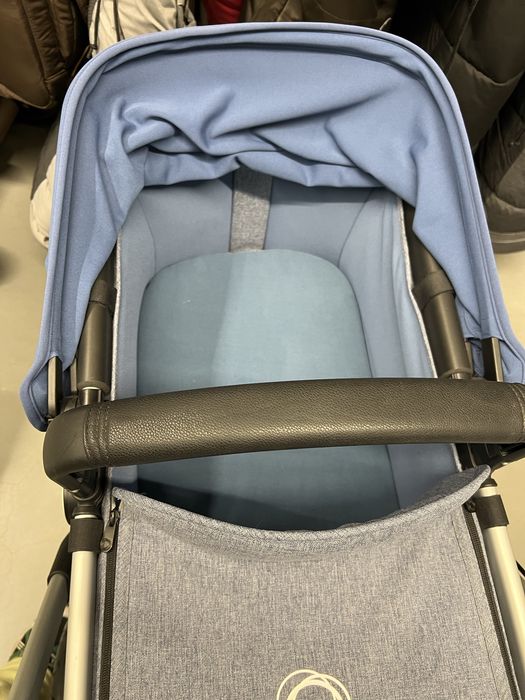 Новий візочок 2в1 Bugaboo Cameleon3 Blue Melange (синій меланж)