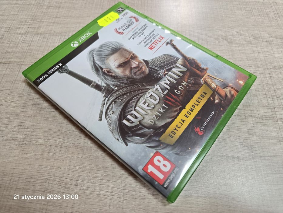 WIEDŹMIN III DZIKI GON  Edycja kompletna na konsolę XBOX Series X