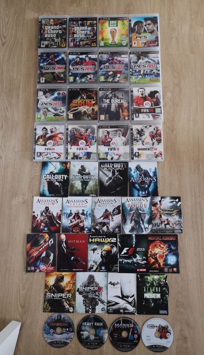 Lote de 38 jogos para PS3