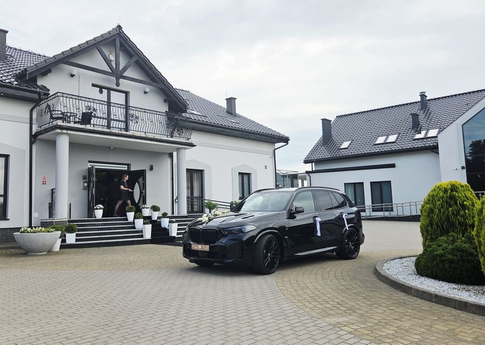 Auto do ślubu BMW X5 40D - czarny szafir 2026!