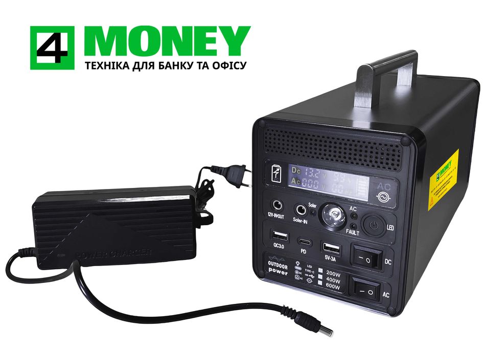 Повер Банк Портативная СТАНЦИЯ Yachu 400W 12v Power Bank +РОЗЕТКА 220V