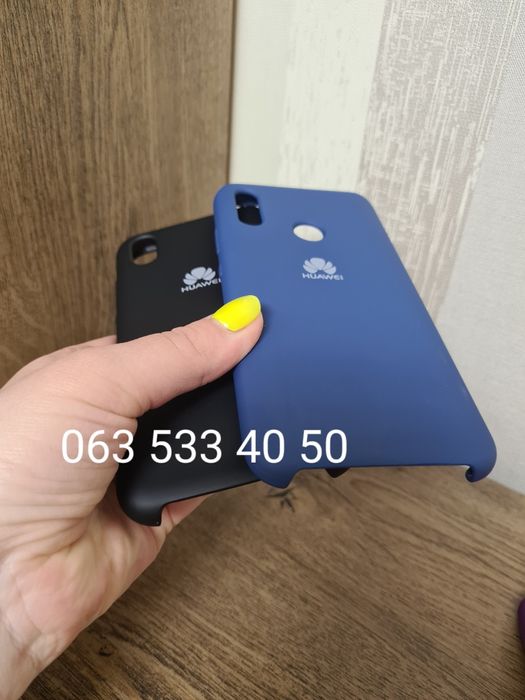 Чехол Silicone cover для Huawei p smart plus Y6 Y7 2019 и др модели