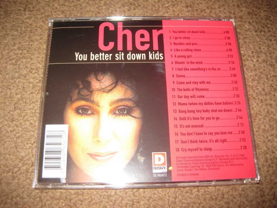 CD da Cher "You Better Sit Down Kids" Portes Grátis!