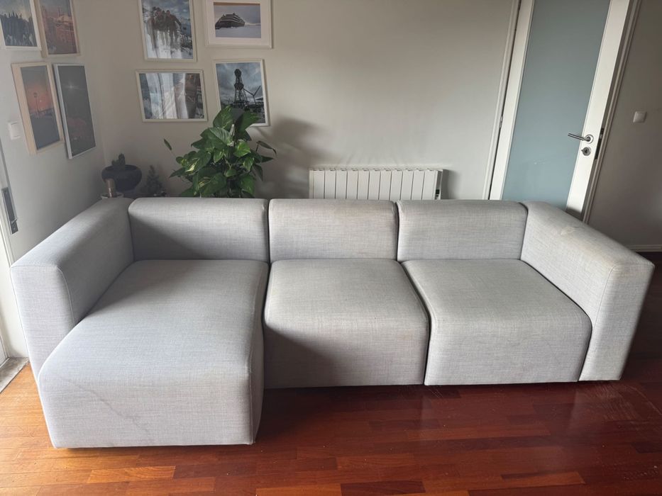 Sofá HAY Mags Soft com chaise – bom estado