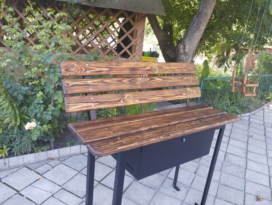 Лавка на кладовище, лавка з ящиком, скамейка: 1 000 грн. - Сад / город ...