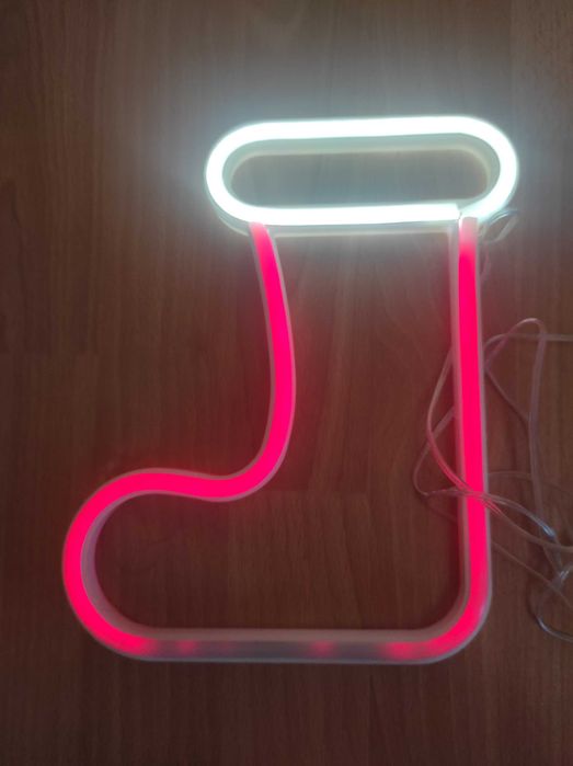 Led neon lampka na baterie lub usb