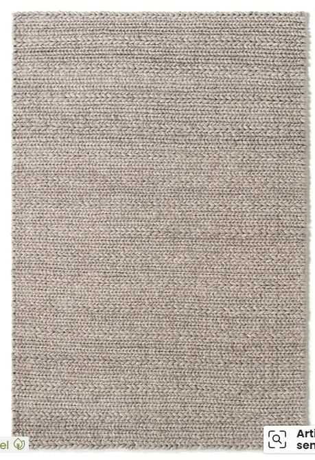 Tapete em pura lã, efeito tricot "Diano" - La Redoute