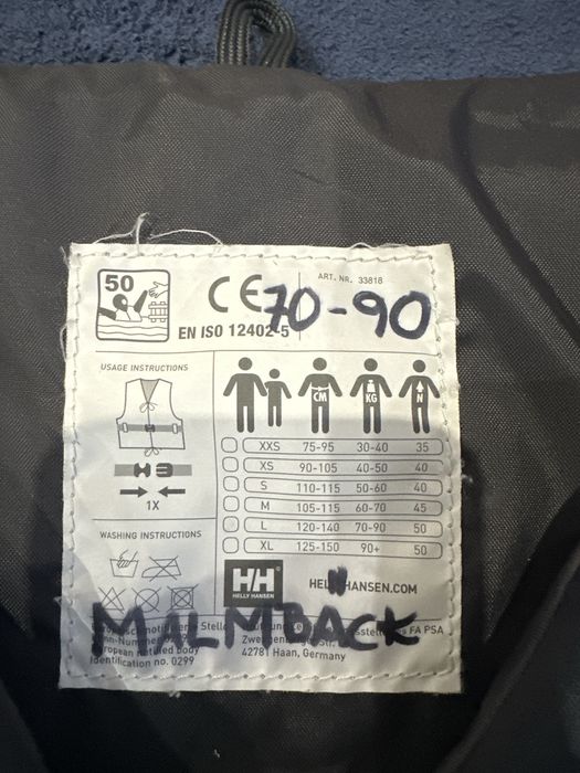 kamizelka asekuracyjna unisex marki Helly Hansen