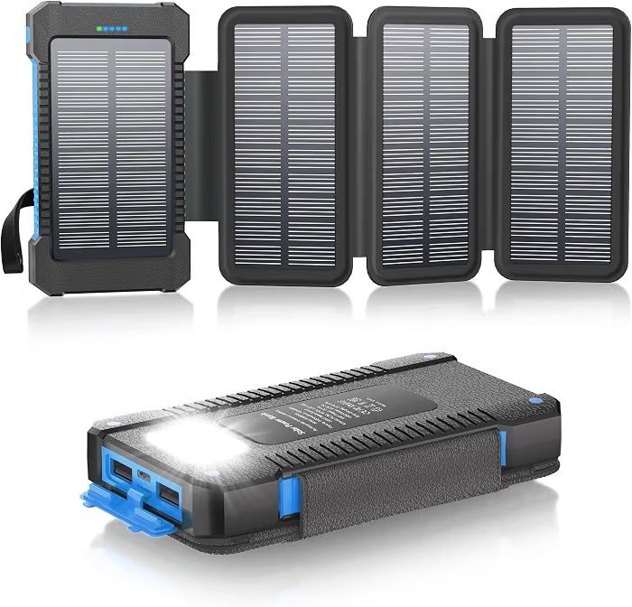 Powerbank solarny 26800 mAh z 4 modułami