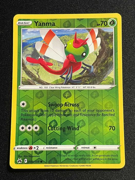 Carta Pokémon Yanma 8/159 Crown Zenith