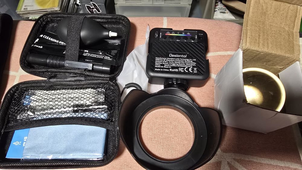 Canon EOS RP com acessórios