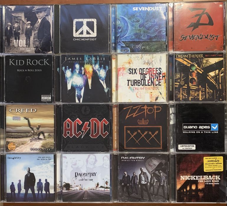 Музика на CD (rock,metal)
