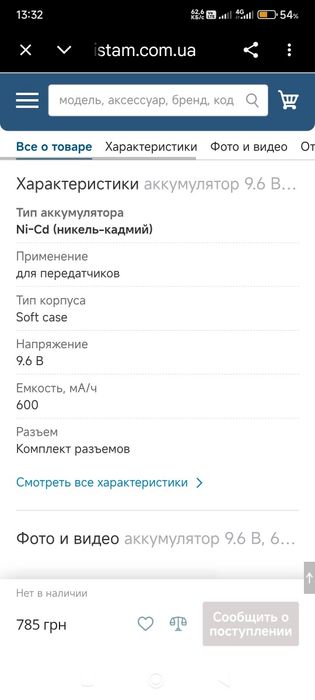 АКБ turnigy /futaba