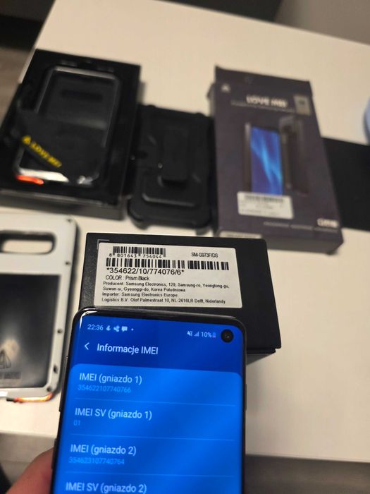 Samsung s10 Dual stan idealny  + pancerne etui
