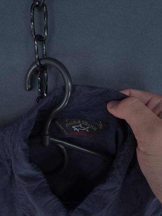 Paul & Shark Yachting koszula z krótkim rękawem jedwab 100% silk XL