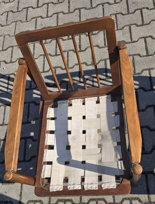 2 fotele drewniane do renowacji