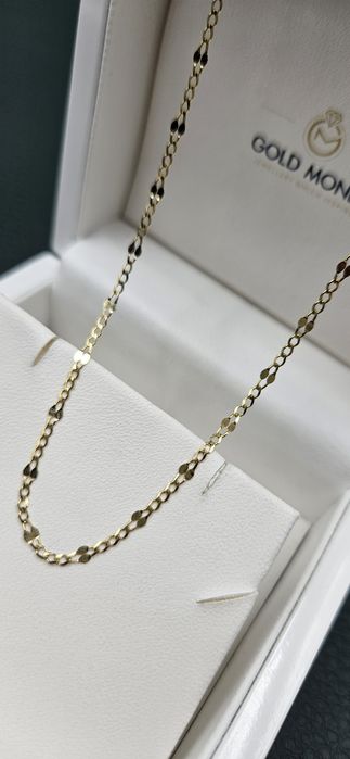 Złoty łańcuszek diamentowany 585 GOLD MONEY