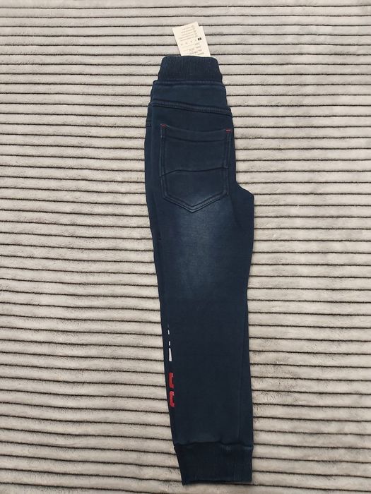 Spodnie dres jeans ocieplane NOWE roz 98/104