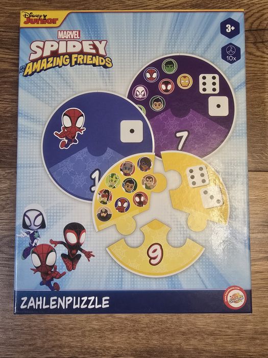 Puzzle do nauki liczenia Spidey Marvel