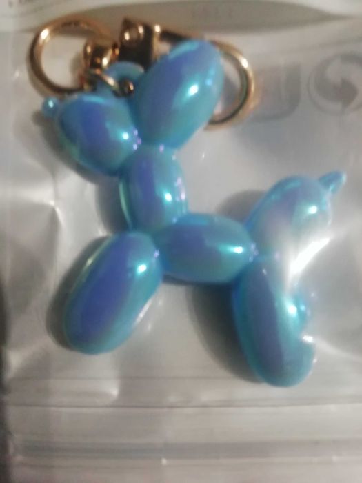 Porta-chaves forma de cão balão simples