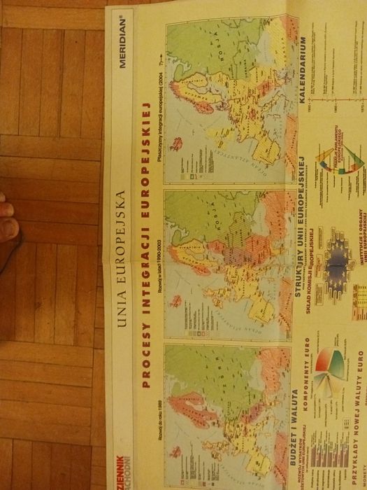 Mapa dydaktyczna dodatek Dziennik Zachodni