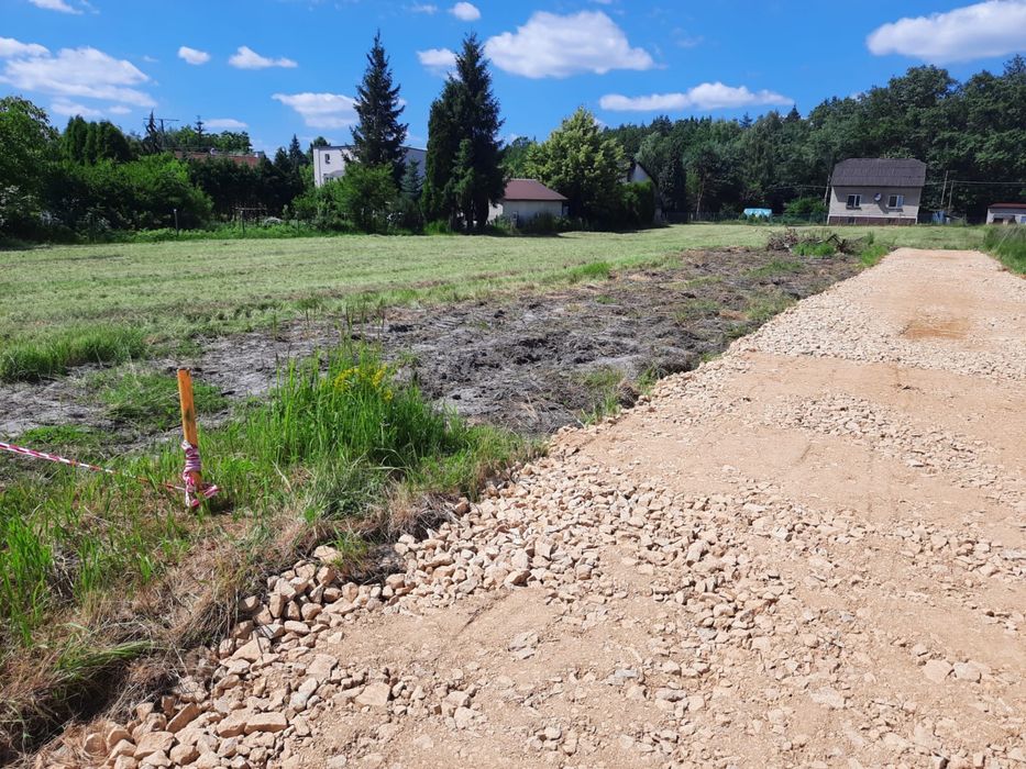 Budowlana dzialka  w Libiążu z MPZP. Spokojna okolica blisko las