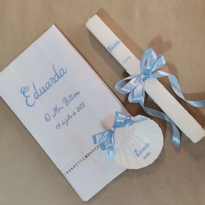 Kits de batismo personalizados
