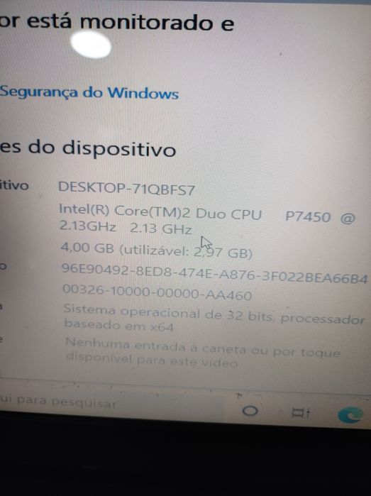 Portátil Sony vaio com carregador não tem beteria