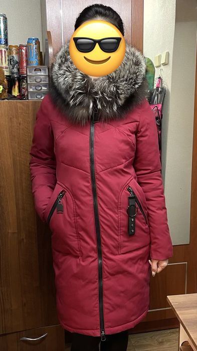 Пуховик з натуральним хутром