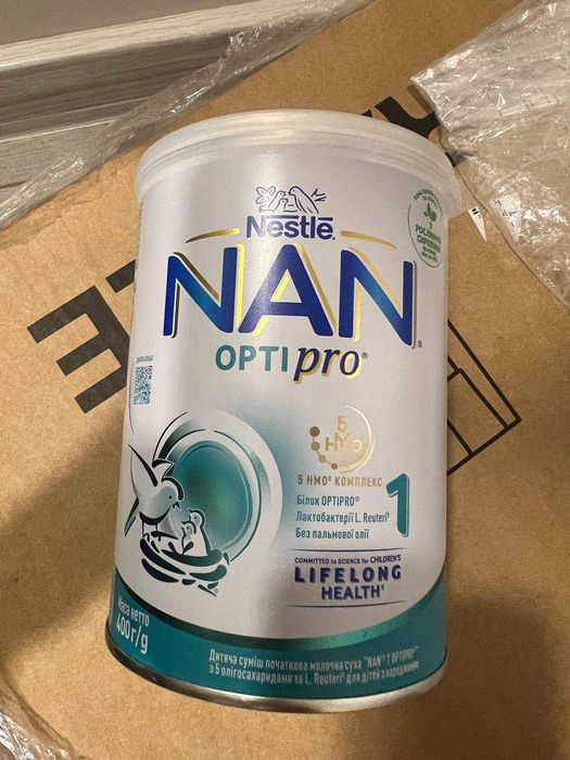 Дитяча суміш початкова молочна суха “NAN® 1 OPTIPRO®” з народження 400