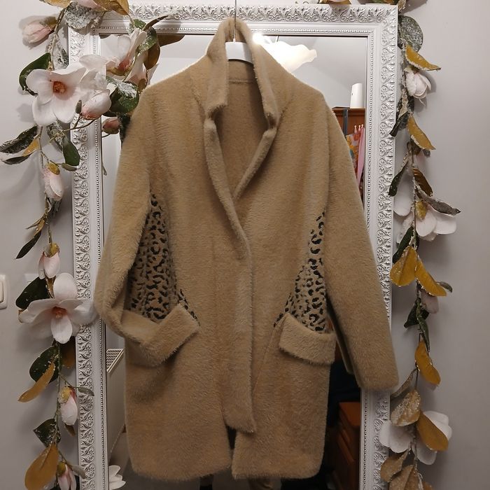 Płaszcz damski alpaka