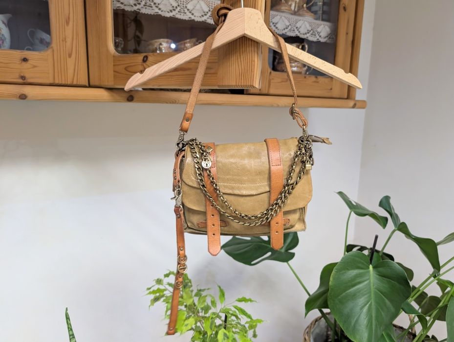 A S 98 linia premium skóra naturalna  as 98 torebka listonoszka