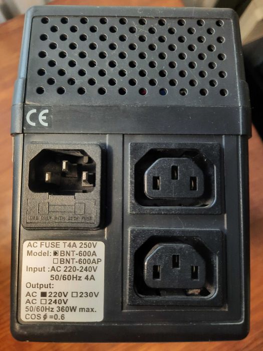 Джерело безперебійного живлення Powercom BNT-600A, ДБЖ