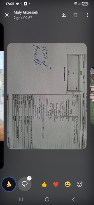 Okno fix 93x273 brąz nowe