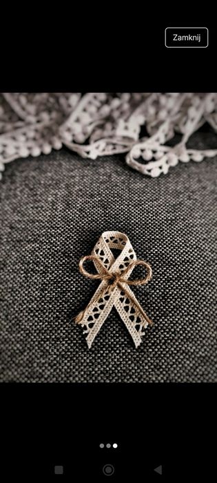 Kotyliony weselne z drewnianym serduszkiem