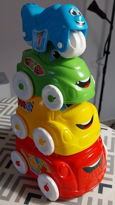 Torre colorida brinquedo educativo