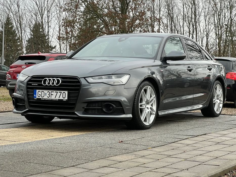 Audi A6 Limousine 2.0TDI 190KM QUATTRO 2x S LINE Full Led Skóra Navi Kamera Salon Polska