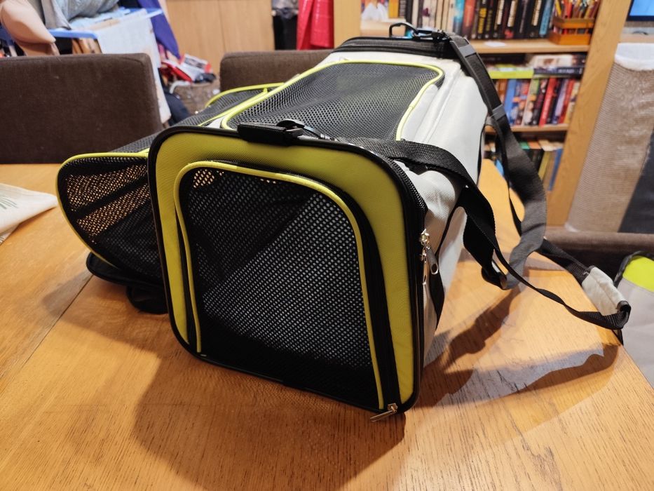 Torba dla zwierząt Hunter 50x28x28 cm z opcją poszerzenia