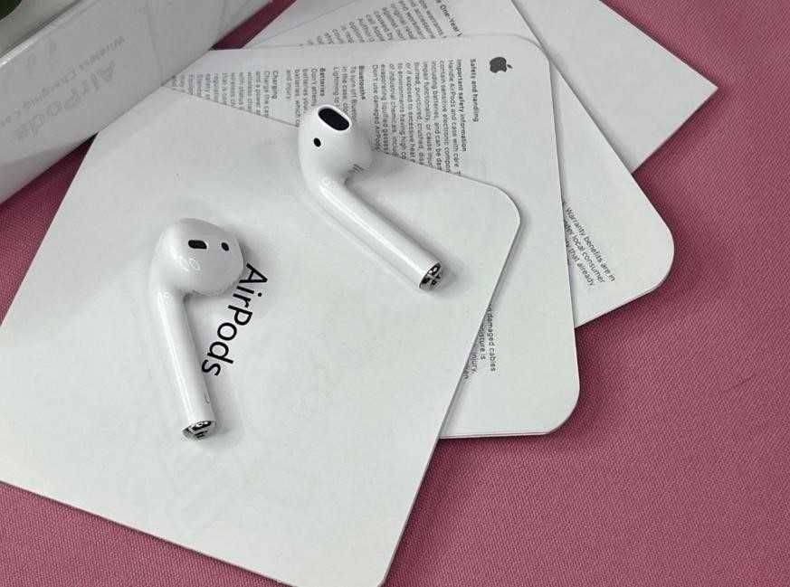 Беспроводные наушники Airpods 2 Lux качества!! + Чехол в Подарок