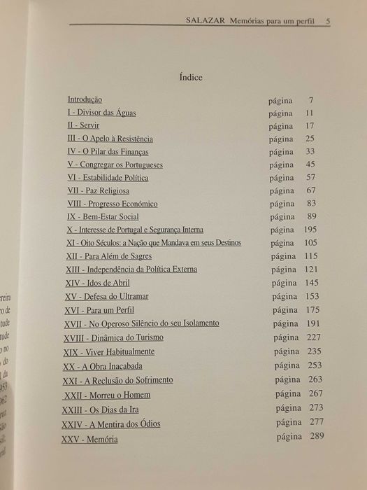 Salazar Memórias para um Perfil