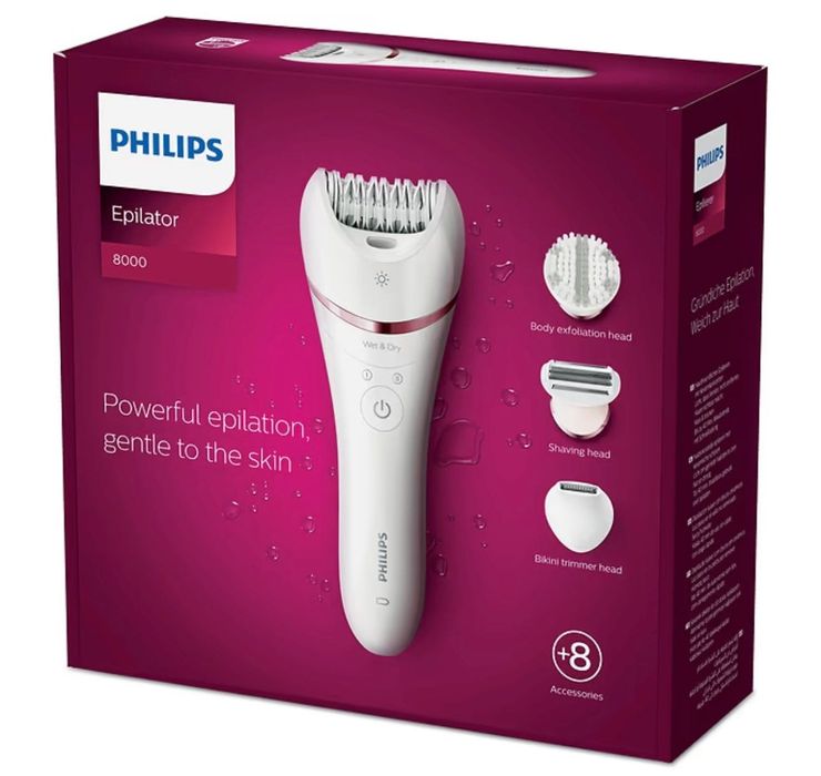 Епілятор Philips 8000/BRE735/00