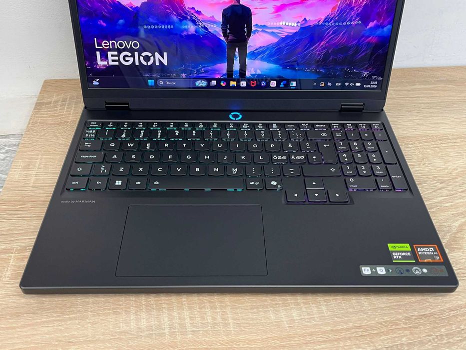 Lenovo legion 5 15.6"2.5K OLED 165Hz/Ryzen AI 7-350/RTX5070 8GB 115W/24DDR5/SSD1TB/65год напрацюваня/15AKP10/Ігровий ноутбук, гарантія-3міс/легіон/rog