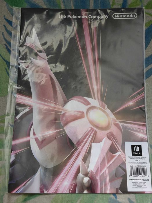 Brilliant Diamond / Pokemon Shinig Pearl - plakat z gry na Nintendo Sw