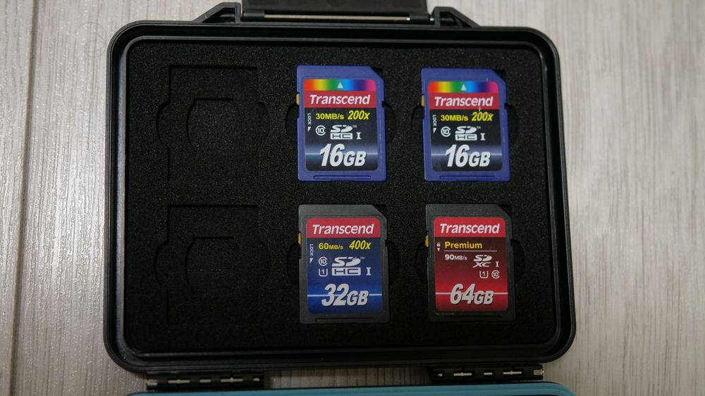 SD карти Transcend 16, 32 карти пам'яті