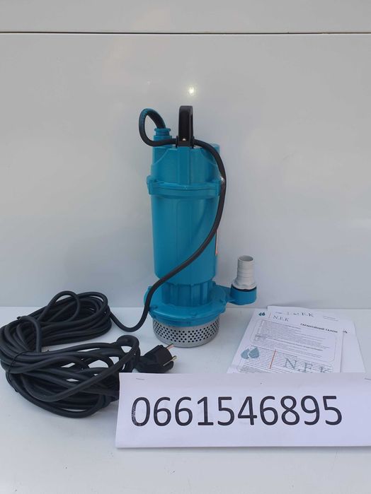 Насос 1,5 Kw фекальний дренажний (ТІЛЬКИ ДОСТАВКА ПОШТОЮ)