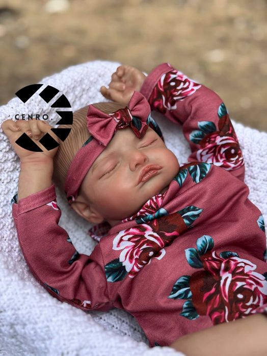 OKAZJA Lalka Typ Reborn Śpiący Niemowlak Prawdziwe Zdjęcia z Telefonu